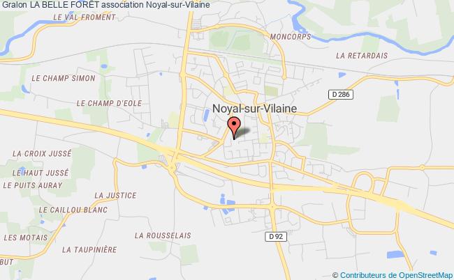 plan association La Belle ForÊt Noyal-sur-Vilaine