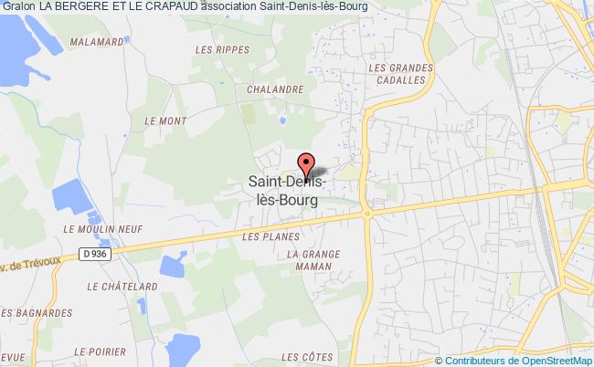 plan association La Bergere Et Le Crapaud Saint-Denis-lès-Bourg