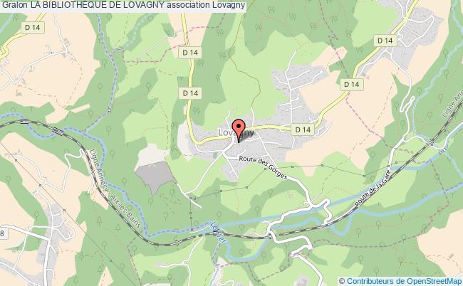plan association La Bibliotheque De Lovagny Lovagny