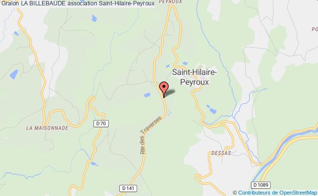 plan association La Billebaude Saint-Hilaire-Peyroux