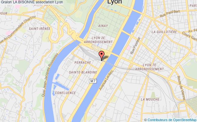 plan association La Bisonne Lyon
