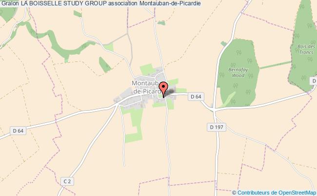 plan association La Boisselle Study Group Montauban-de-Picardie