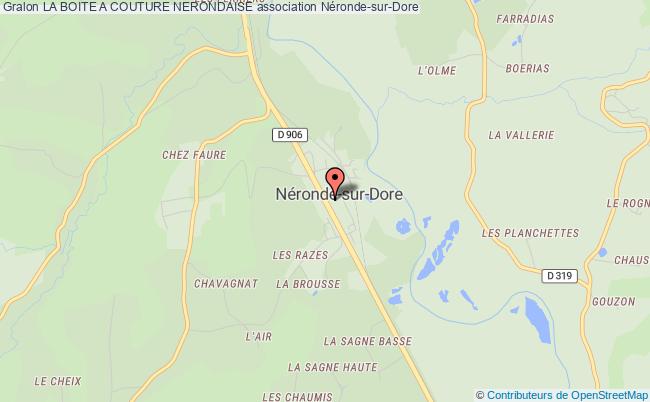 plan association La Boite A Couture Nerondaise Néronde-sur-Dore