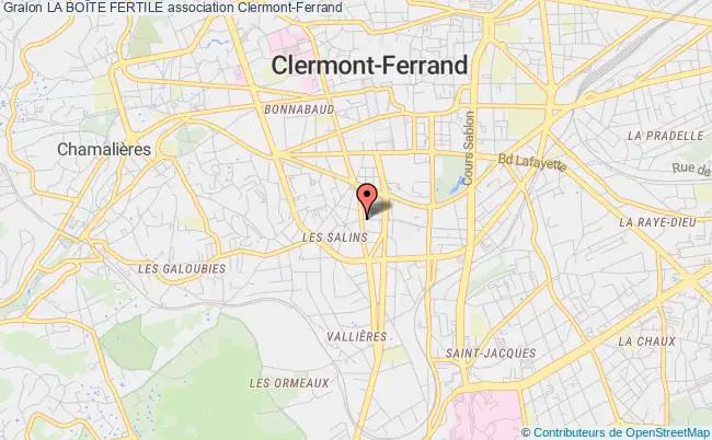 plan association La BoÎte Fertile Clermont-Ferrand