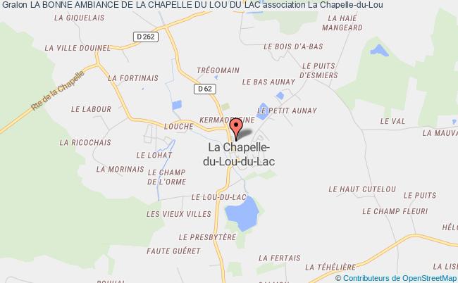 plan association La Bonne Ambiance De La Chapelle Du Lou Du Lac Chapelle-du-Lou-du-Lac (La)