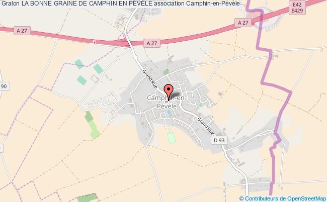 plan association La Bonne Graine De Camphin En PÉvÈle Camphin-en-Pévèle