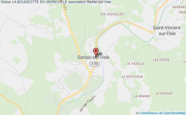 plan association La Bougeotte En Vadrouille Sarliac-sur-l'Isle