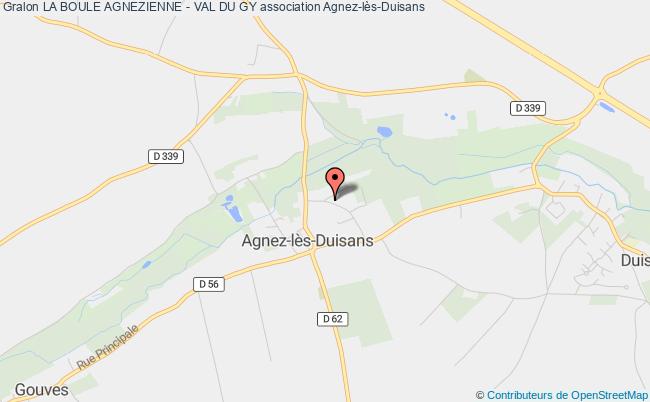 plan association La Boule Agnezienne - Val Du Gy Agnez-lès-Duisans