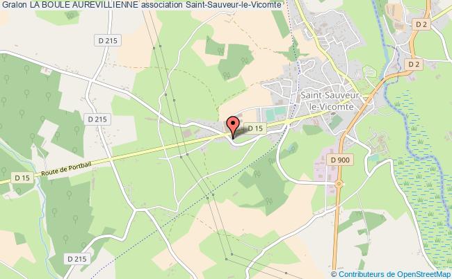 plan association La Boule Aurevillienne Saint-Sauveur-le-Vicomte
