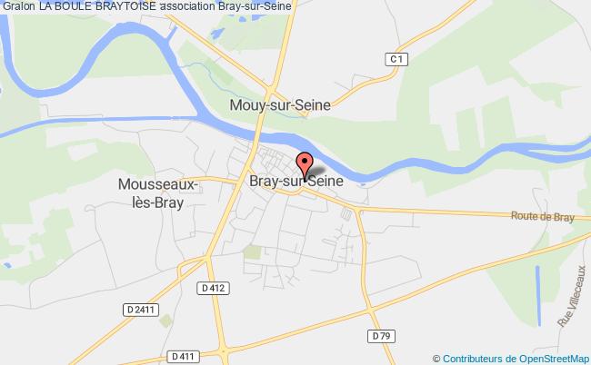 plan association La Boule Braytoise Bray-sur-Seine