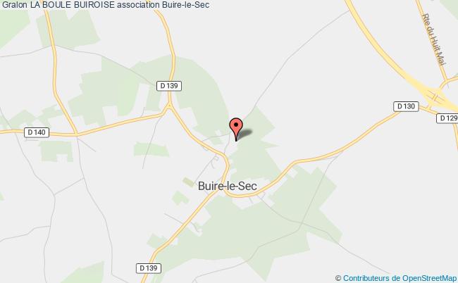 plan association La Boule Buiroise Buire-le-Sec