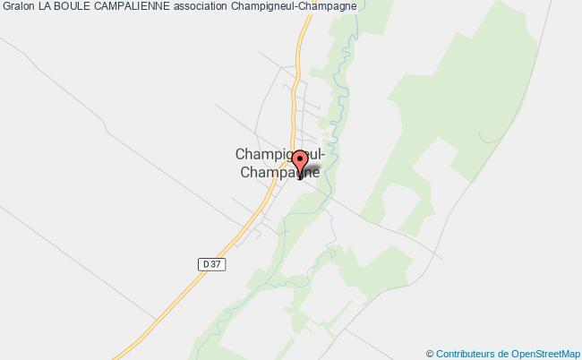 plan association La Boule Campalienne Champigneul-Champagne