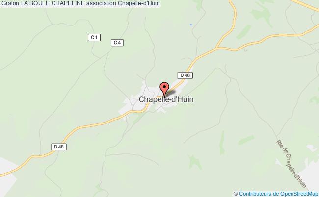 plan association La Boule Chapeline Chapelle-d'Huin