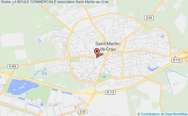 plan association La Boule Commerciale Saint-Martin-de-Crau