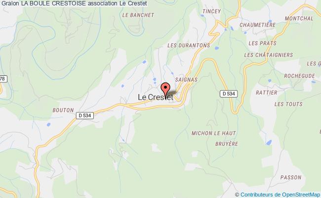 plan association La Boule Crestoise 