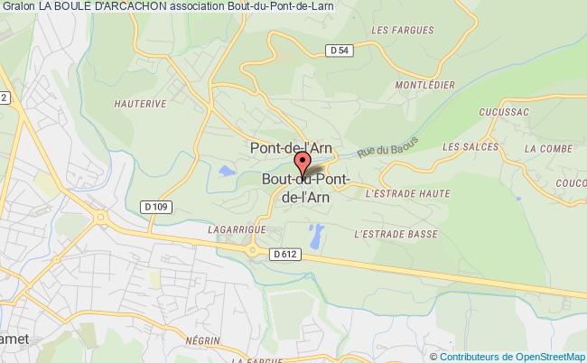 plan association La Boule D'arcachon Bout-du-Pont-de-Larn