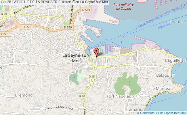 plan association La Boule De La Brasserie La    Seyne-sur-Mer