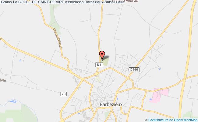 plan association La Boule De Saint-hilaire Barbezieux-Saint-Hilaire