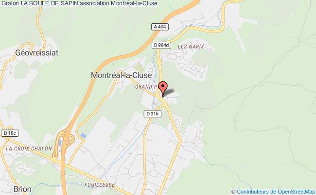 plan association La Boule De Sapin 