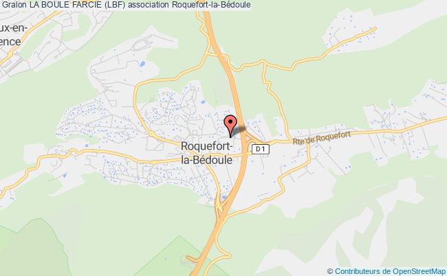 plan association La Boule Farcie (lbf) Roquefort-la-Bédoule