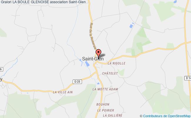 plan association La Boule Glenoise Saint-Glen
