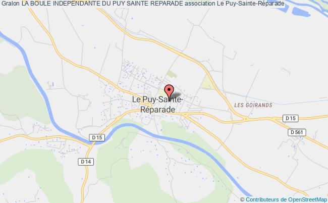plan association La Boule Independante Du Puy Sainte Reparade Le Puy-Sainte-Réparade