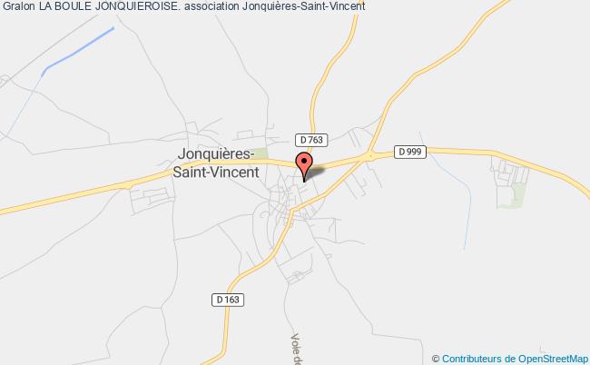 plan association La Boule Jonquieroise. Jonquières-Saint-Vincent