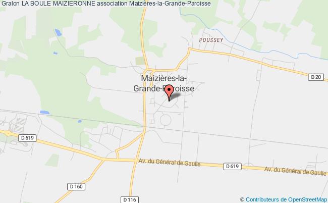 plan association La Boule Maizieronne Maizières-la-Grande-Paroisse