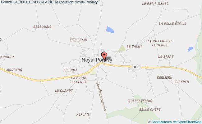 plan association La Boule Noyalaise Noyal-Pontivy