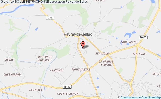 plan association La Boule Peyrachonne Peyrat-de-Bellac