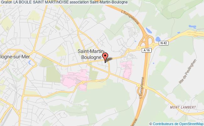 plan association La Boule Saint Martinoise Saint-Martin-Boulogne