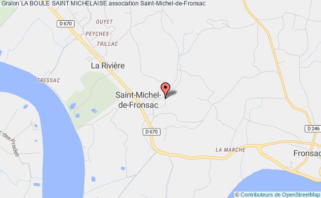 plan association La Boule Saint Michelaise Saint-Michel-de-Fronsac