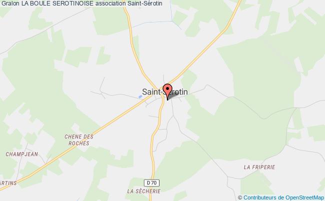 plan association La Boule Serotinoise Saint-Sérotin