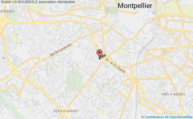 plan association La Boussole Montpellier
