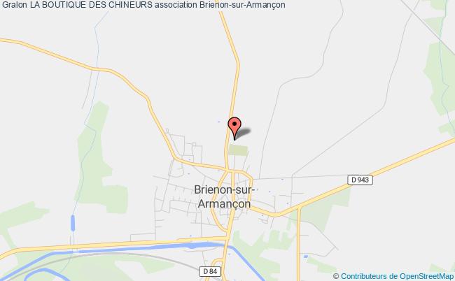 plan association La Boutique Des Chineurs Brienon-sur-Armançon