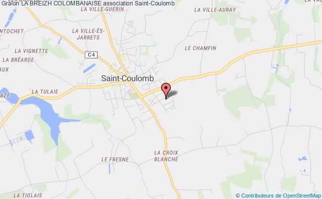 plan association La Breizh Colombanaise Saint-Coulomb