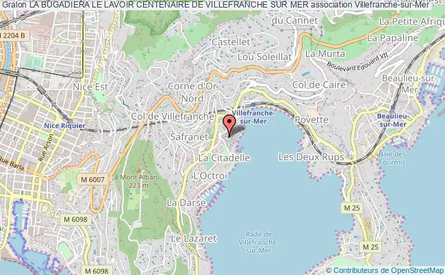 plan association La Bugadiera Le Lavoir Centenaire De Villefranche Sur Mer Villefranche-sur-Mer