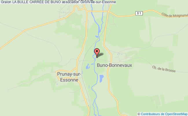 plan association La Bulle CarrÉe De Buno Gironville-sur-Essonne