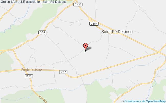 plan association La Bulle Saint-Pé-Delbosc