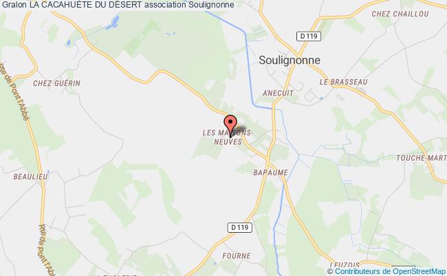 plan association La CacahuÈte Du DÉsert Soulignonne