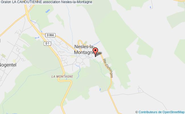 plan association La Cahoutienne Nesles-la-Montagne