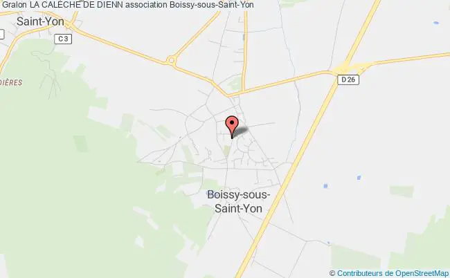 plan association La CalÈche De Dienn Boissy-sous-Saint-Yon
