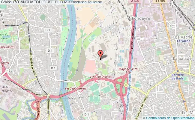 plan association La Cancha Toulouse Pilota Toulouse