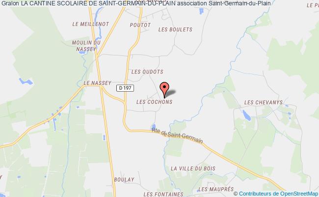 plan association La Cantine Scolaire De Saint-germain-du-plain Saint-Germain-du-Plain