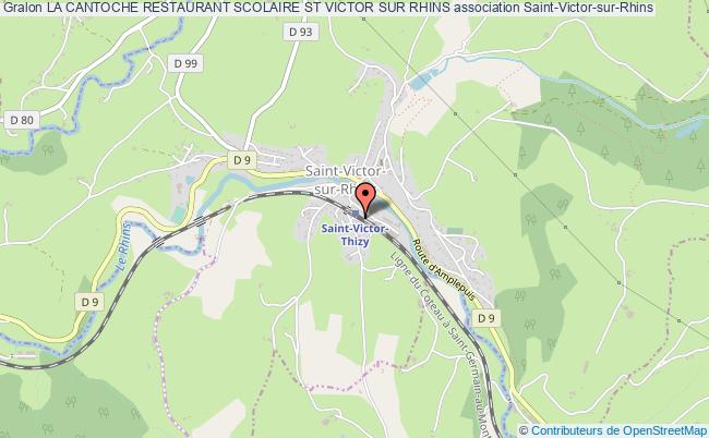 plan association La Cantoche Restaurant Scolaire St Victor Sur Rhins Saint-Victor-sur-Rhins