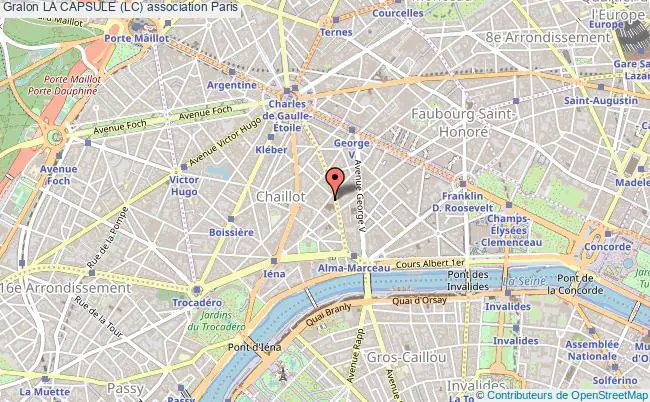 plan association La Capsule (lc) Paris