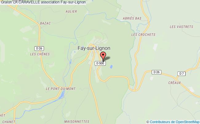plan association La Caravelle Fay-sur-Lignon