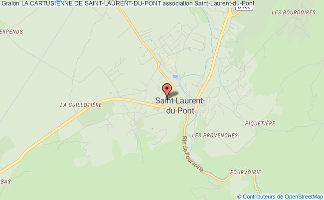 plan association La Cartusienne De Saint-laurent-du-pont Saint-Laurent-du-Pont