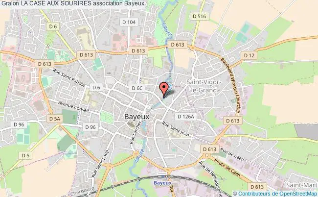 plan association La Case Aux Sourires Bayeux