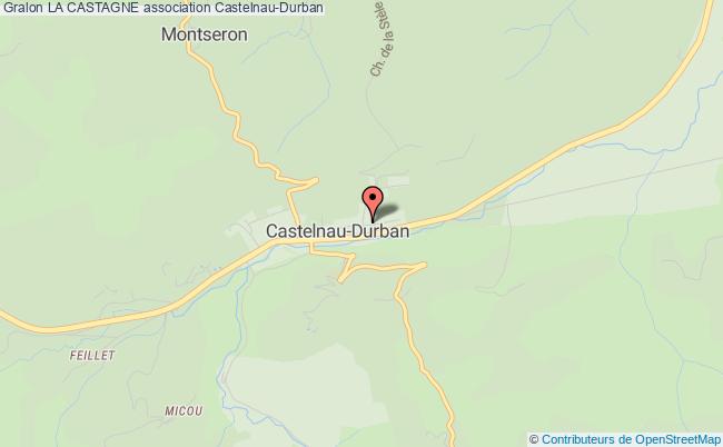 plan association La Castagne Castelnau-Durban